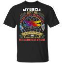 My Uncle Left Me Beautiful Memories Dragonfly Angel T-Shirt