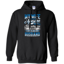 My wife is super awesome and i am the lucky one because i get to be her husband T-shirts CustomCat