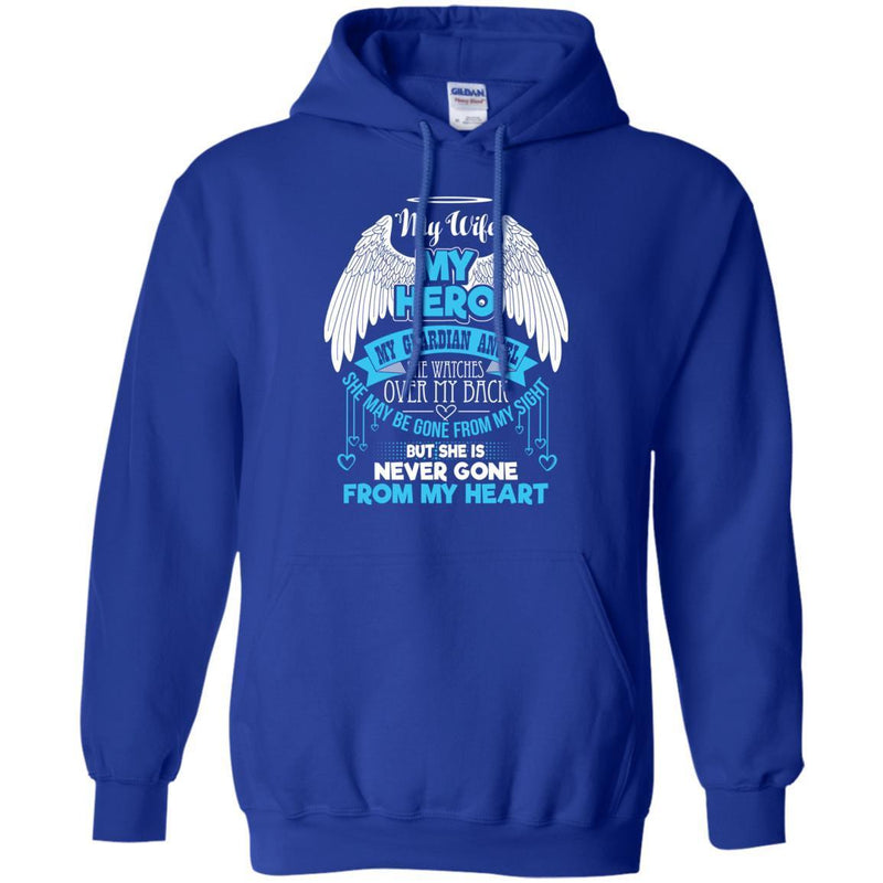 My WIFE My Hero My Guardian Angel Tshirts CustomCat