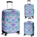 Mystical Mermaid Shell Luggage Cover interestprint