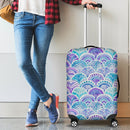 Mystical Mermaid Shell Luggage Cover interestprint