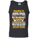 Nana's House Rules Funny T-shirt CustomCat