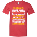 Nana's House Rules Funny T-shirt CustomCat