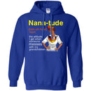 Nana-Tude Noun The Attitude I Get When Someone Messes With My Grandchildren T Shirts CustomCat
