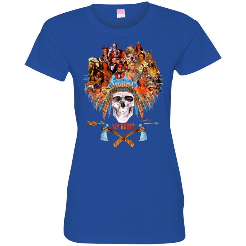 Native American T-Shirt My Root Famous On Man Head American Indians Indigenous Americans T Shirt CustomCat