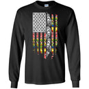 Native American T-Shirt Tribe Flag American Knit Pattern Feather Shirts CustomCat