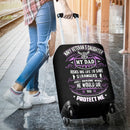 Navy Veteran's Daughter Is Protected By Her Dad Luggage Cover interestprint