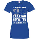 NAVY VETERAN T-SHIRT I STAND FOR THE FLAG I KNEEL FOR THE FALLEN NAVY VETERANS DAY TEE SHIRT CustomCat