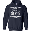 Never Go Faster Than Your Guardian Angel Can Go Memorial Motorbike T Shirts CustomCat