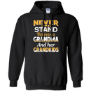 Never stand between a grandma and her grandkids T-shirts CustomCat