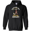 Never Underestimate A Woman With A Labrador Funny Wonder Woman T-shirts CustomCat