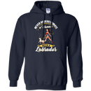 Never Underestimate A Woman With A Labrador Funny Wonder Woman T-shirts CustomCat