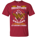 Never Underestimate The Power Of A Woman With A Stethoscope And Syringe Funny Nurse Shirts CustomCat