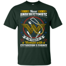 Never Underestimate The Power Of a Woman With a Stethoscope Tshirt For Nurses CustomCat