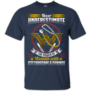 Never Underestimate The Power Of a Woman With a Stethoscope Tshirt For Nurses CustomCat