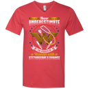 Never Underestimate The Power Of a Woman With a Stethoscope Tshirt For Nurses CustomCat