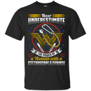 Never Underestimate The Power Of a Woman With a Stethoscope Tshirt For Nurses CustomCat