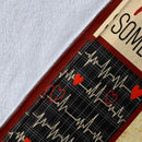 Never Understimate A Nurse Who Does All Things Fleece Blanket interestprint