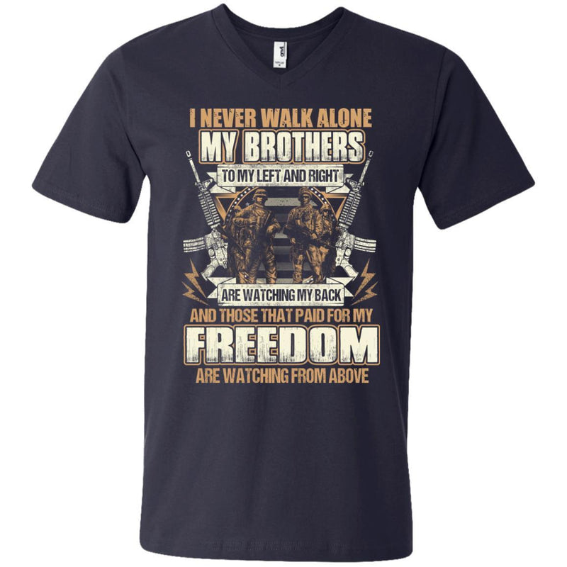 Never Walk Alone Veterans T-shirts & Hoodie for Veteran's Day CustomCat