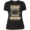 Never Walk Alone Veterans T-shirts & Hoodie for Veteran's Day CustomCat