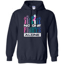 No One Fights Alone T-Shirts CustomCat