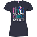 No One Fights Alone T-Shirts CustomCat