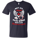 Not All Angels Have Wings Some Have Stethoscopes Tshirts for Nurses CustomCat