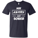 Not Angry Just Sober T-shirt CustomCat