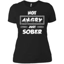 Not Angry Just Sober T-shirt CustomCat