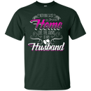 Nothing Says Home Like The Arms Of My Husband T-shirts CustomCat