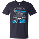 Nothing Says Home Like The Arms Of My Wife T-shirts CustomCat