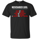November girl funny T-shirts CustomCat