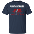 November girl funny T-shirts CustomCat