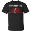 November Girl Hated By Many Loved By Plenty Heart On Her Sleeve Fire In Her Soul Shirts CustomCat