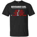 November Girl Hated By Many Loved By Plenty Heart On Her Sleeve Fire In Her Soul Shirts CustomCat