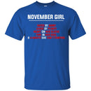 November Girl Hated By Many Loved By Plenty Heart On Her Sleeve Fire In Her Soul Shirts CustomCat