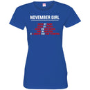 November Girl Hated By Many Loved By Plenty Heart On Her Sleeve Fire In Her Soul Shirts CustomCat