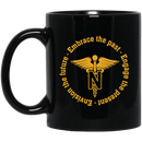 Nurse Coffee Mug Army Nurse Corps Embrace The Past Engage The Present Envision The Future 11oz - 15oz Black Mug