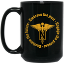 Nurse Coffee Mug Army Nurse Corps Embrace The Past Engage The Present Envision The Future 11oz - 15oz Black Mug