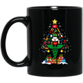 Nurse Coffee Mug Christmas Tree Nurse Tools Medical Symbol Xmas Gifts 11oz - 15oz Black Mug