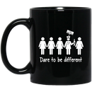 Nurse Coffee Mug Dare To Be Different I Do What I Want Funny Nurse 11oz - 15oz Black Mug