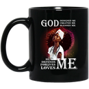 Nurse Coffee Mug God Designed Created Blesses Heals Defends Me Black Nurse 11oz - 15oz Black Mug