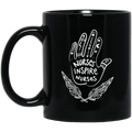 Nurse Coffee Mug Hand Nurses Inspire 11oz - 15oz Black Mug