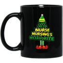 Nurse Coffee Mug I Just Like To Nurse Nursing's My Favorite Funny Nurse 11oz - 15oz Black Mug