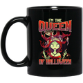 Nurse Coffee Mug I'm The Queen Of Halloween Sally Nurse Funny Gift Medical 11oz - 15oz Black Mug