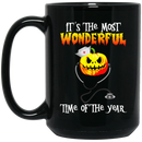 Nurse Coffee Mug It's The Most Wonderful Time Of The Year Funny Pumpkin Nurse Halloween 11oz - 15oz Black Mug