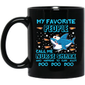 Nurse Coffee Mug My Favorite People Call Me Nurse Shark Who Happens To Cuss Alot 11oz - 15oz Black Mug