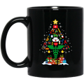 Nurse Coffee Mug Nurse  Merry Christmas Tree Nurse Funny Gift Nurse Mug  11oz - 15oz Black Mug