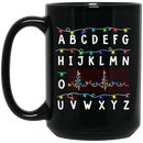 Nurse Coffee Mug PQRST Nurse Light Christmas 11oz - 15oz Black Mug