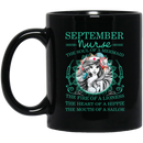 Nurse Coffee Mug September Nurse The Soul Of A Mermaid Nurse Lovers 11oz - 15oz Black Mug